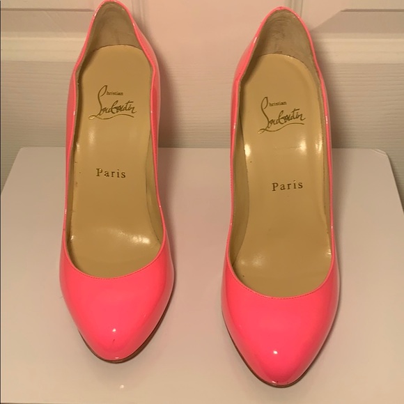 HOT PINK Louboutin Heels - Picture 5 of 16